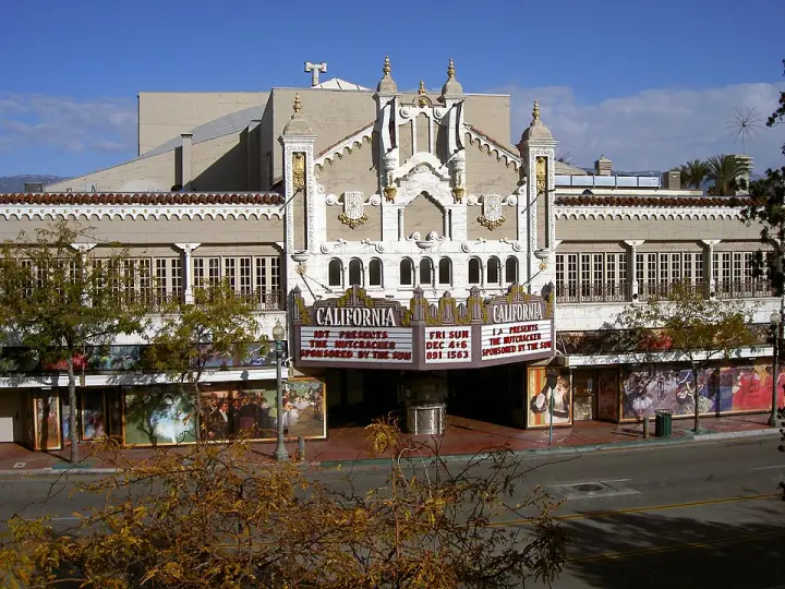 The California Theatre in downtown San Bernardino