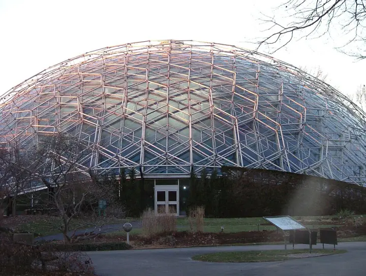 The Climatron geodesic dome at the Missouri Botanical Garden
