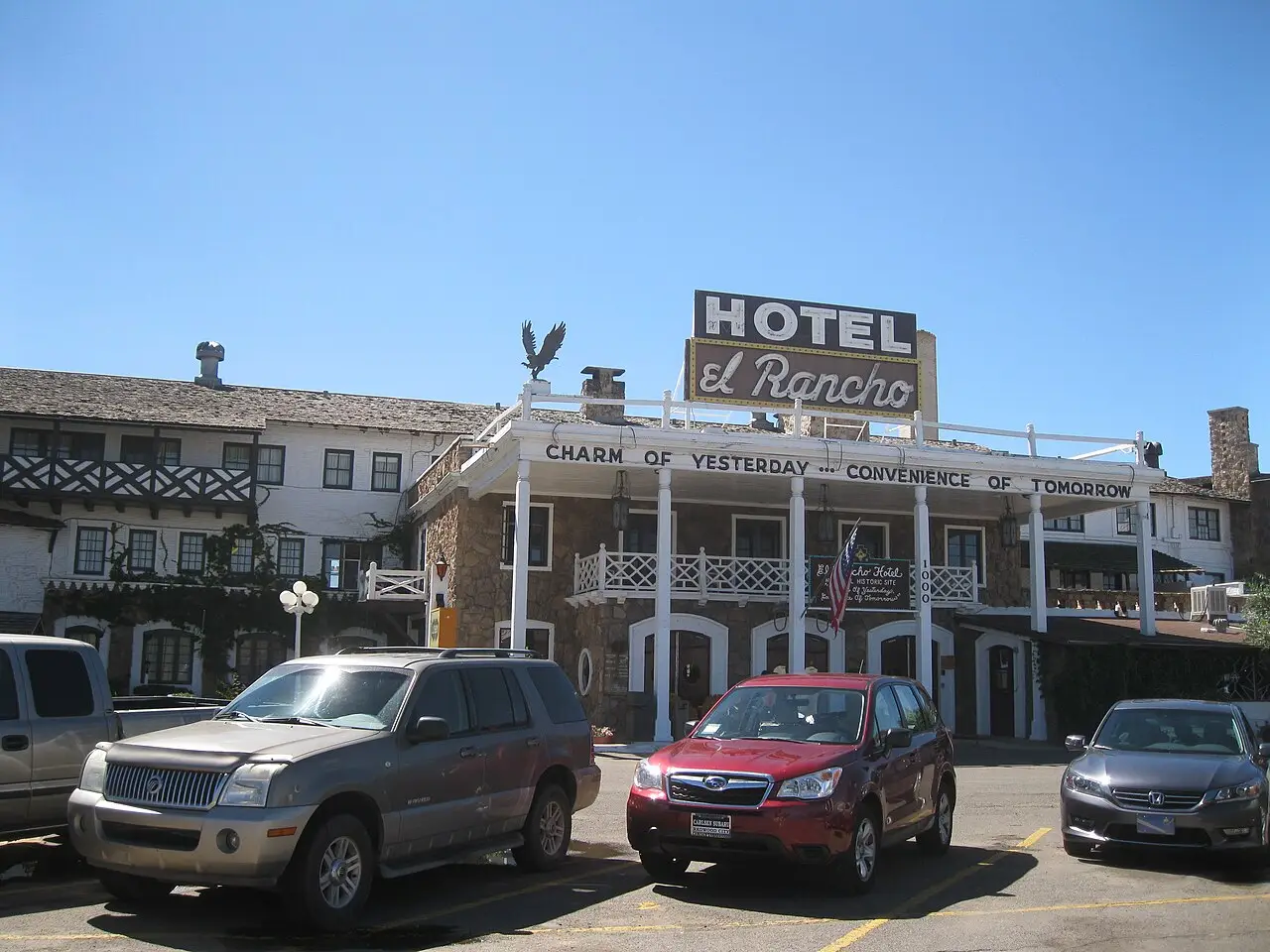 The El Rancho Hotel on old Route 66 in Gallup