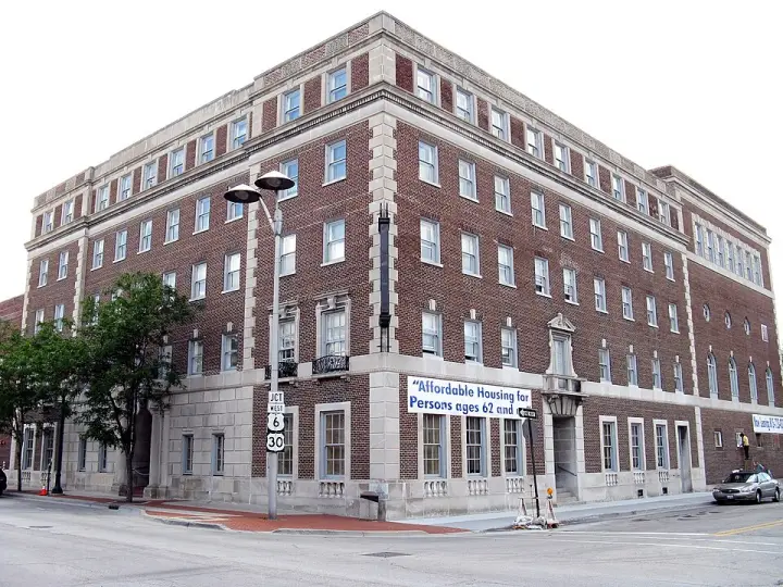 The Joliet YMCA building on Ottawa Street