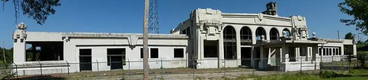 The empty Joplin Union Depot