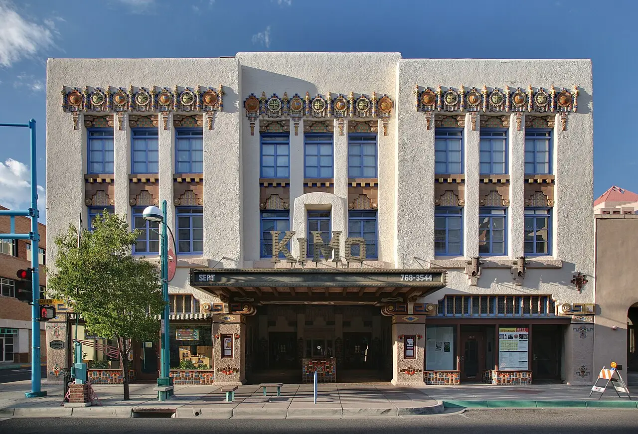 The KiMo Theatre on Central Avenue, old Route 66, in downtown Albuquerque