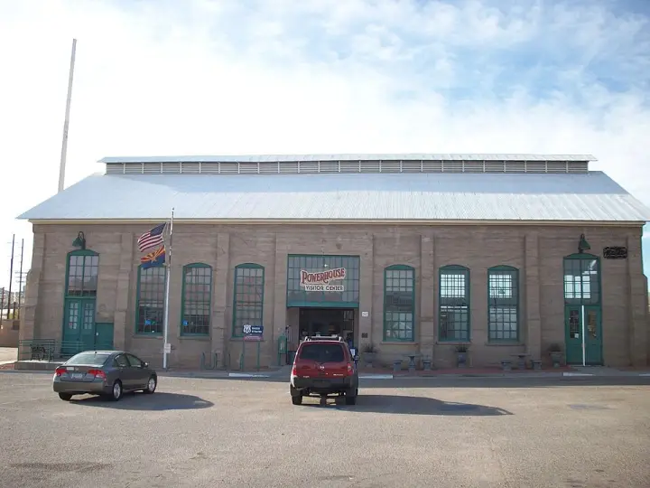 The former Desert Power & Water Co. plant, now the Powerhouse Visitor Center, in Kingman