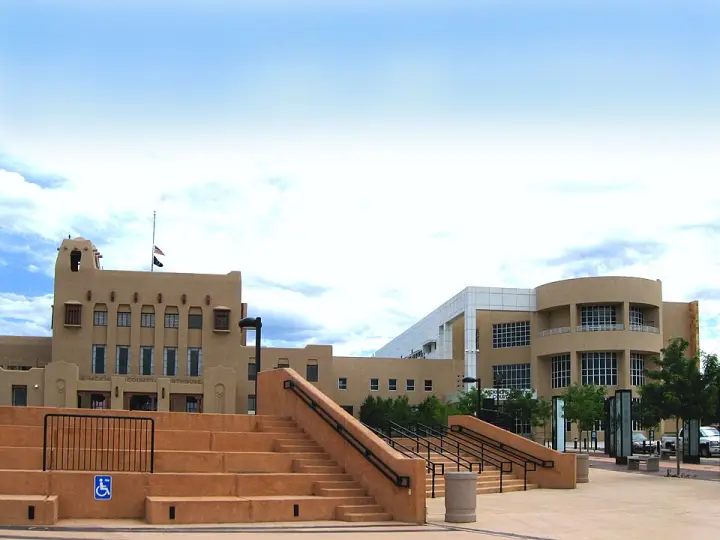 The McKinley County Courthouse in Gallup