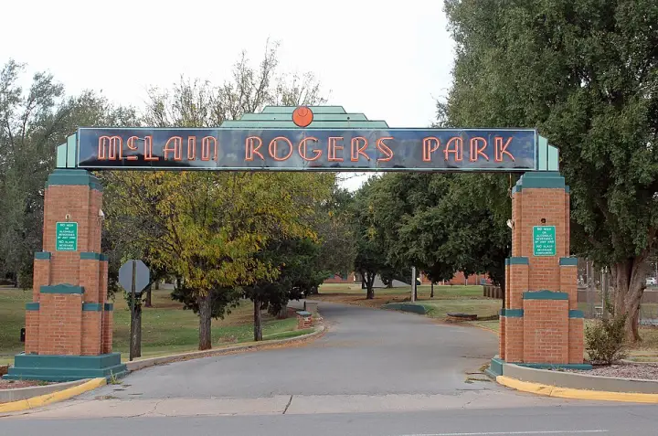 McLain Rogers Park in Clinton, Oklahoma