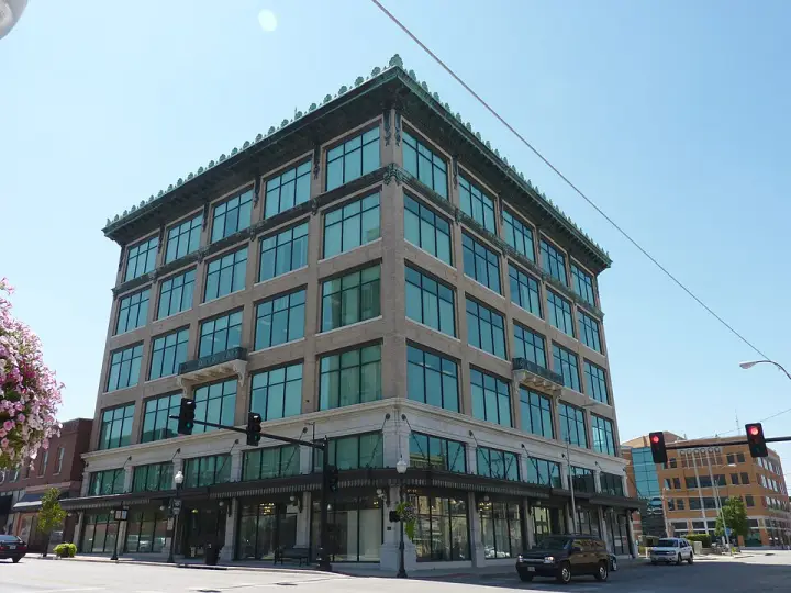 The Newman Brothers Building on Main Street, now Joplin's city offices