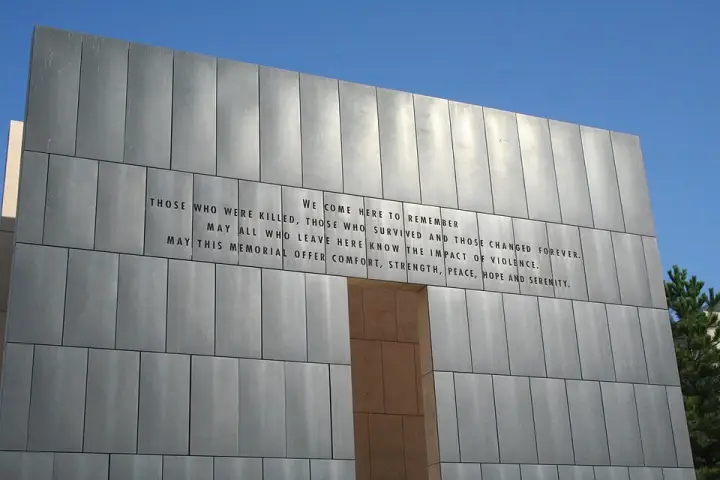 The Field of Empty Chairs at the Oklahoma City National Memorial