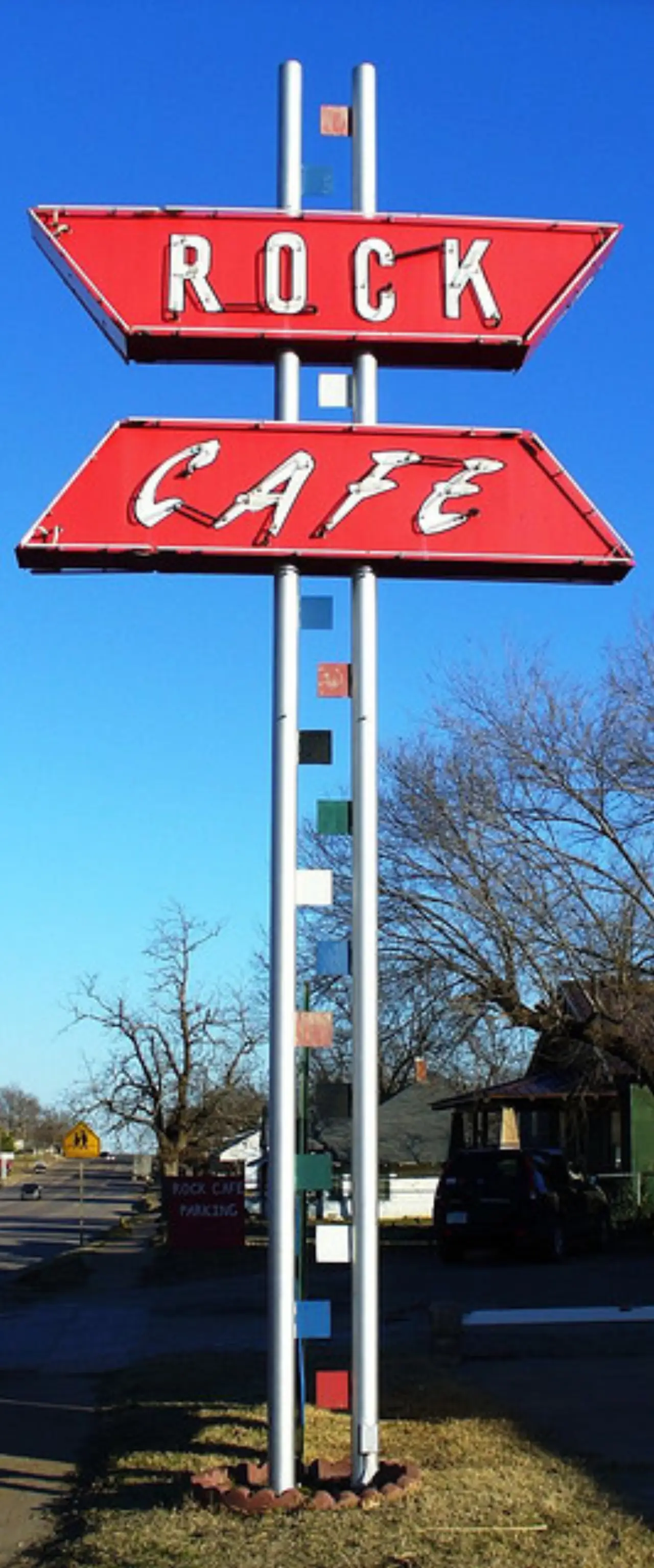 The sandstone Rock Café on Route 66 in Stroud, Oklahoma