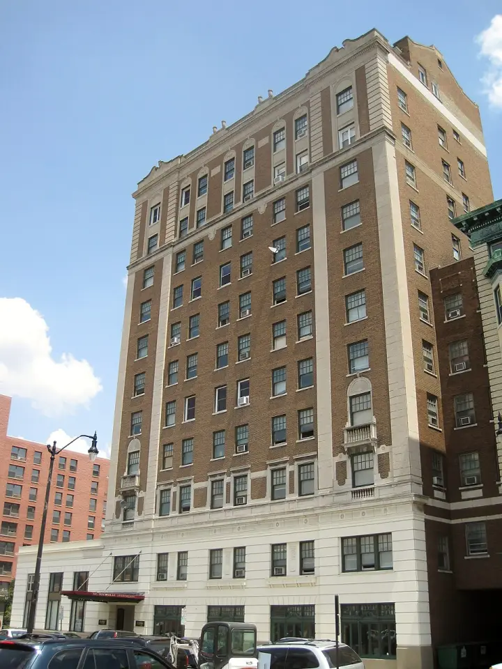 The St. Nicholas Hotel building on Jefferson Street