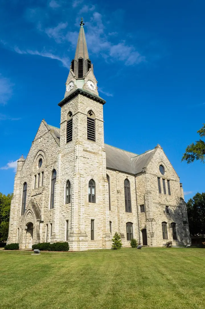 Stone Chapel on the Drury University campus in Springfield