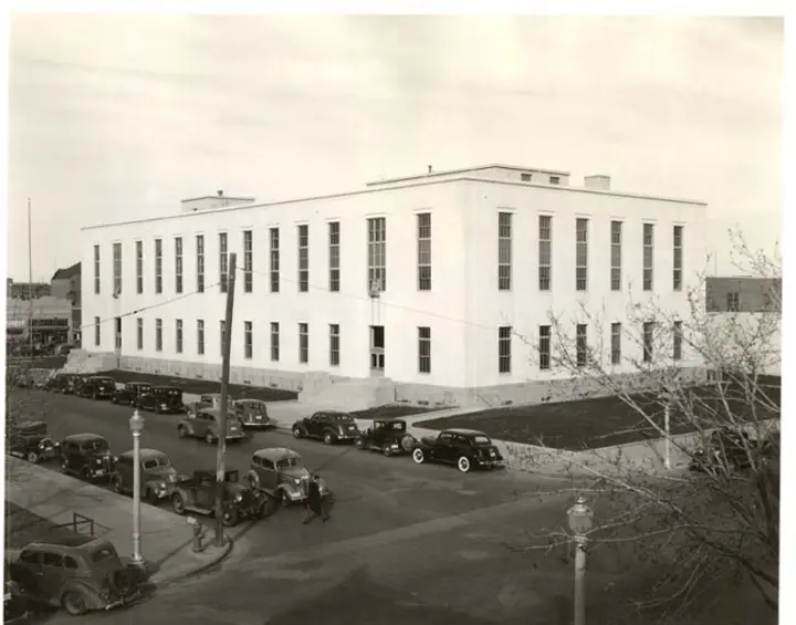 The U.S. Post Office and Courthouse in Amarillo in 1938