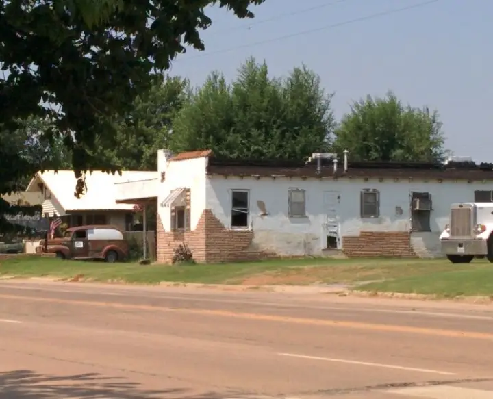 The West Winds Motel on old Route 66 in Erick, Oklahoma